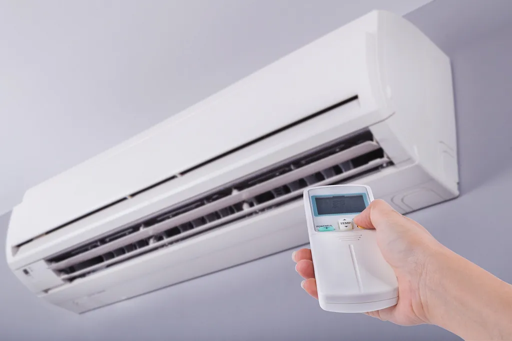 Aire acondicionado con control remoto